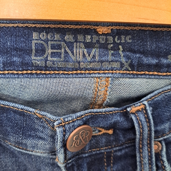 Rock & Republic Denim Fixx Skinny Jeans – Size 6M - Picture 2 of 7